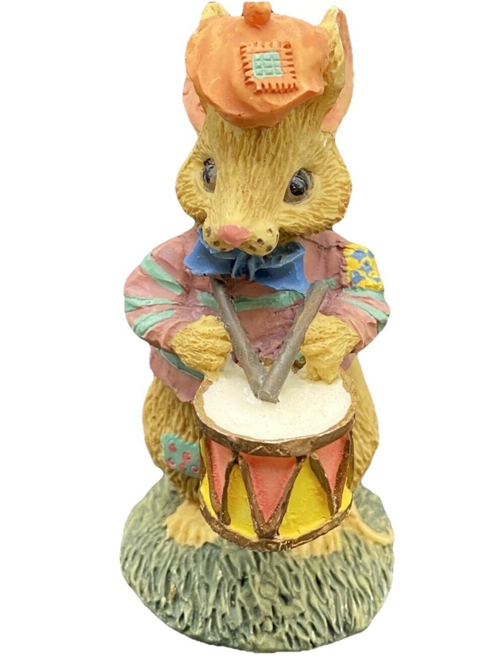 Rare 1990/1991 Vintage Possible Dreams marching Bunny Drums~ Easter Drummer Boy